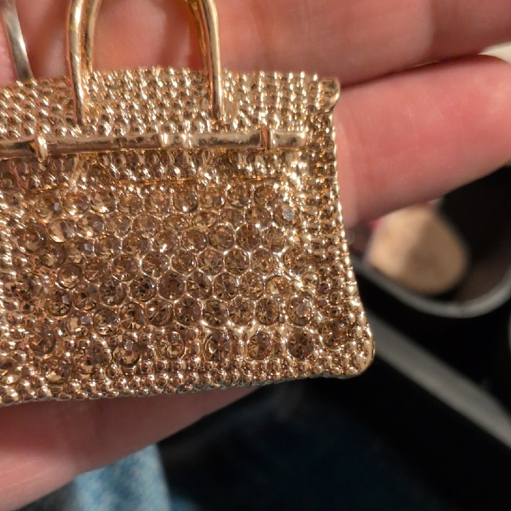 Elegant Gold Women's Bag Charm‎